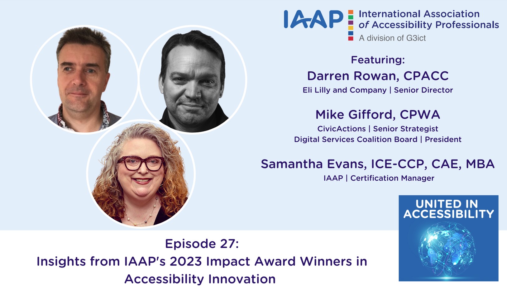 Podcast.#027: Insights from IAAP's 2023 Impact Award Winners in ...